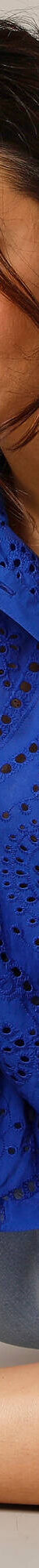 Chemisier broderie anglaise, manches longues (bleu) Chemisier broderie anglaise, manches longues (bleu)